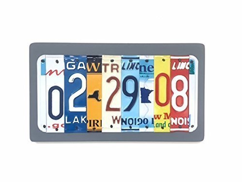 10th Anniversary Aluminum Gift for Wife, Tin License Plate Gift for Husband - Perfect 10 Year Couple's Anniversary Gift Idea for Romantic Celebrations & Special Occasions