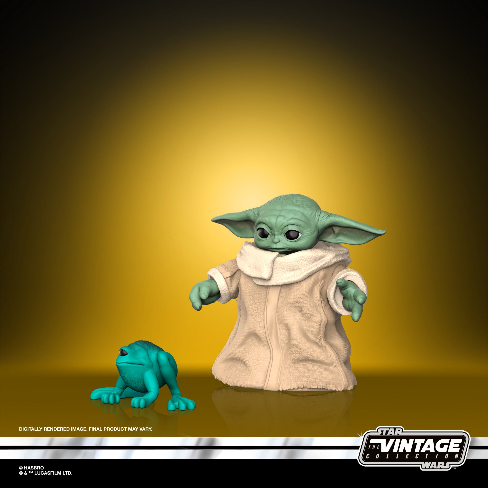 Star Wars The Mandalorian The Child (Baby Yoda) Vintage Collection 3.75-Inch Action Figure - Collectible Toy for Fans & Display