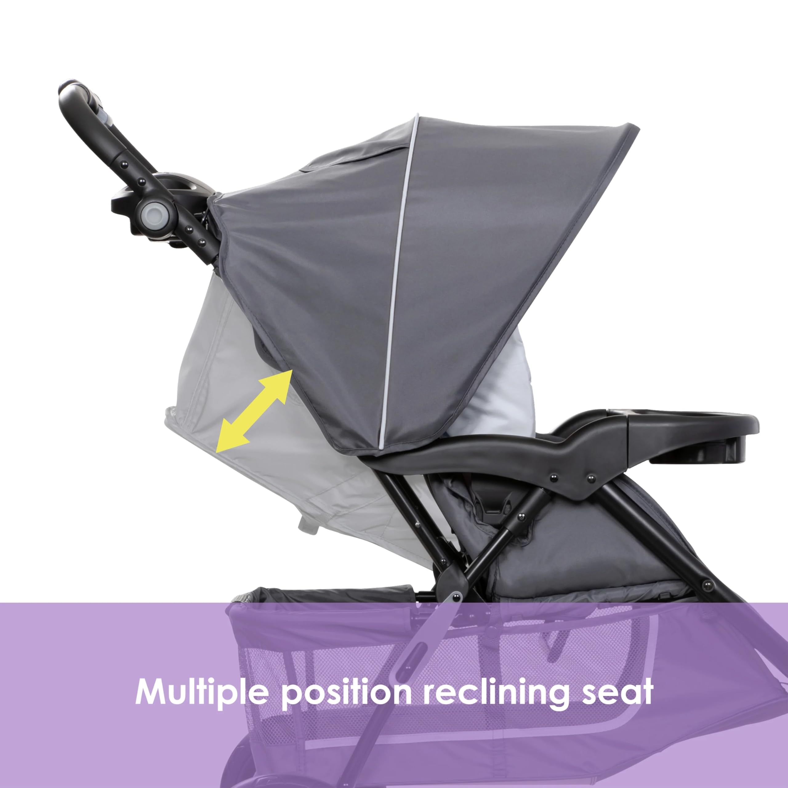 Baby Trend EZ Ride Travel System with EZ-Lift™ Infant Car Seat - Lightweight Stroller & Safe Car Seat Combo for Newborns to Toddlers | Perfect for Shopping, Travel & Daily Walks (Dash Grey)