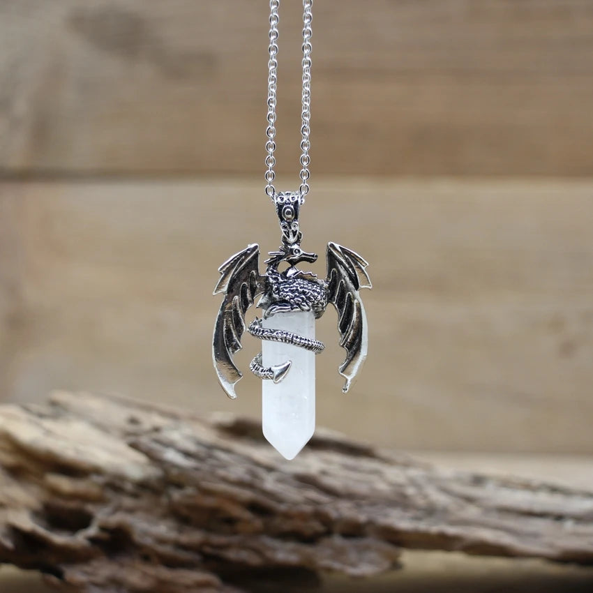 Premium Natural Quartz Dragon Stone - Healing Crystal for Meditation, Feng Shui & Home Decor | Perfect for Zen Gardens, Aquascaping & Spiritual Practices