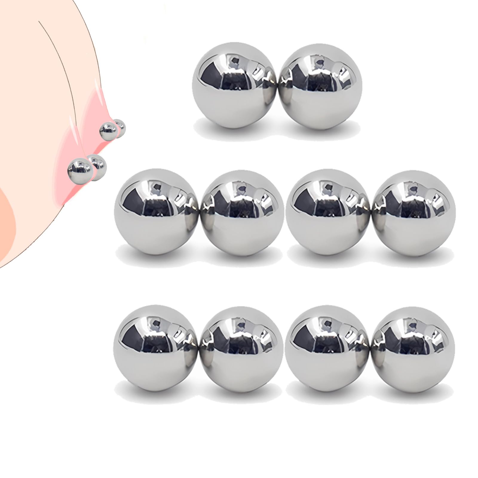 Sensitive Nipple Clamps for Women & Couples - Adjustable BDSM Bondage Toys, Nipple Teaser Clips with Soft Silicone Pads for Enhanced Pleasure | Perfect for Sensual Play, Spicing Up Relationships & Adult Intimate Games