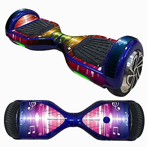 6.5 Inch Self-Balancing Scooter Stickers - Two-Wheel Hoverboard Skin Decals for Sports & Workout | Durable Headbands for Men | Perfect for Commuting, Gym & Outdoor Activities