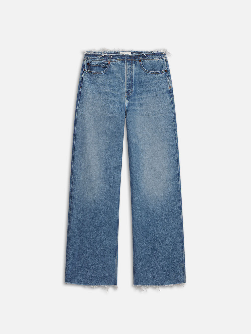 Le Low Baggy Wide Leg Cut Off Jeans for Women - Trendy Distressed Denim Pants | Perfect for Casual Outfits, Streetwear & Everyday Wear