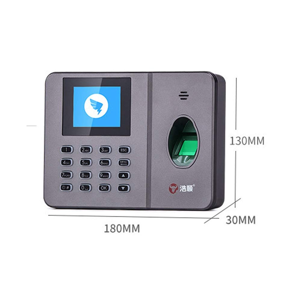 Biometric Fingerprint Time Clock Machine for Employee Attendance - English Export Office Punch Card System for Businesses & Companies | Ideal for Workplace Time Tracking & Staff Management
