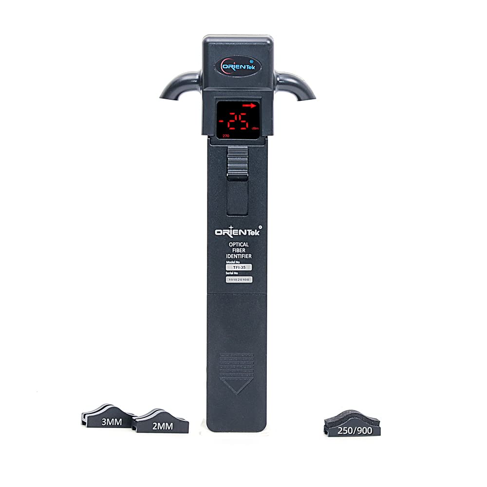 ORIENTEK TFI-35 Optical Fiber Identifier - Live Fiber Detector 800nm-1700nm for Telecom, Network Testing & Fiber Optic Maintenance | Ideal for Technicians & Engineers