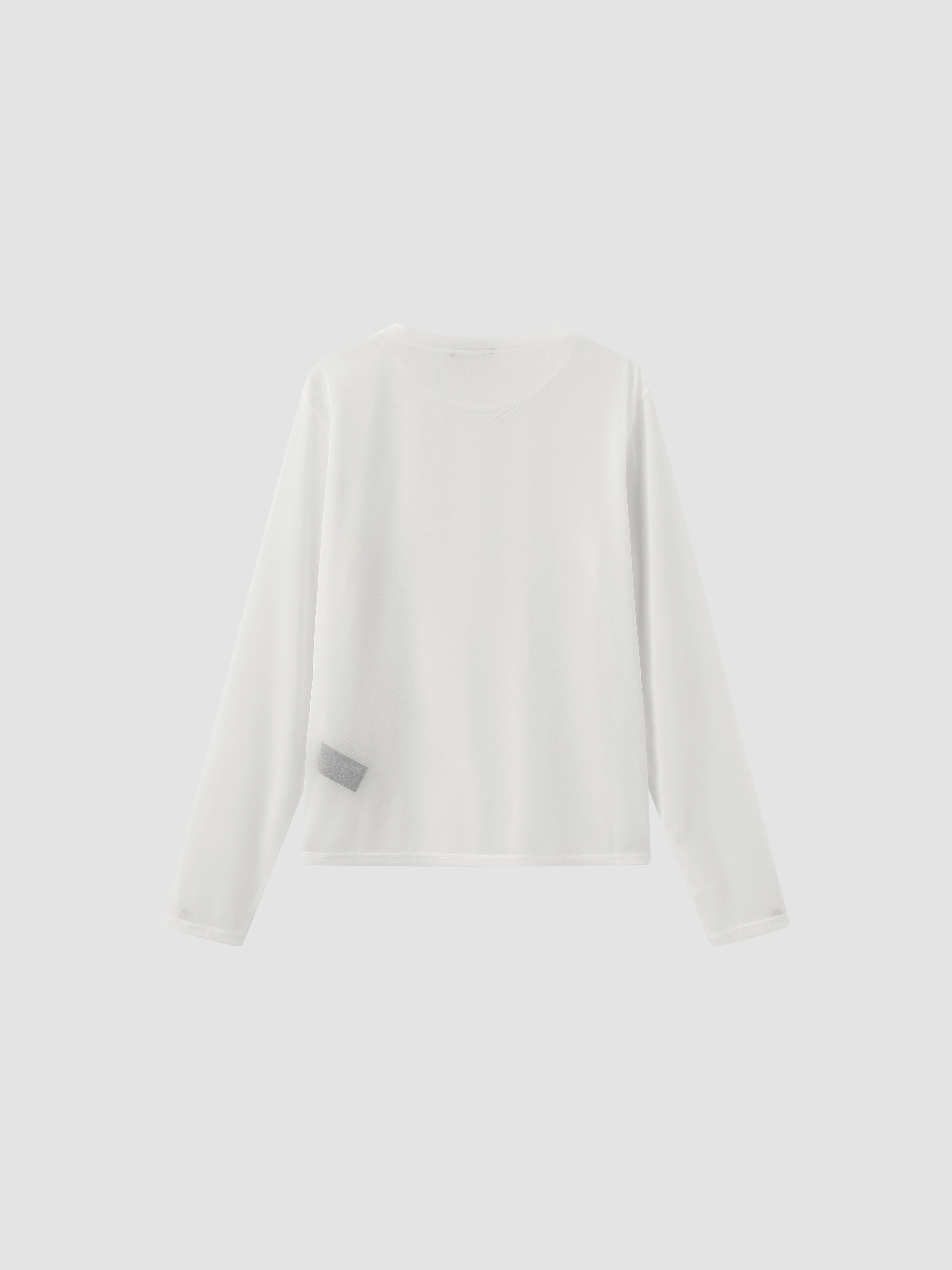 Sheer Mock Neck Tops for Women - Elegant Long Sleeve Blouse for Casual Wear, Office, Date Night & Layering