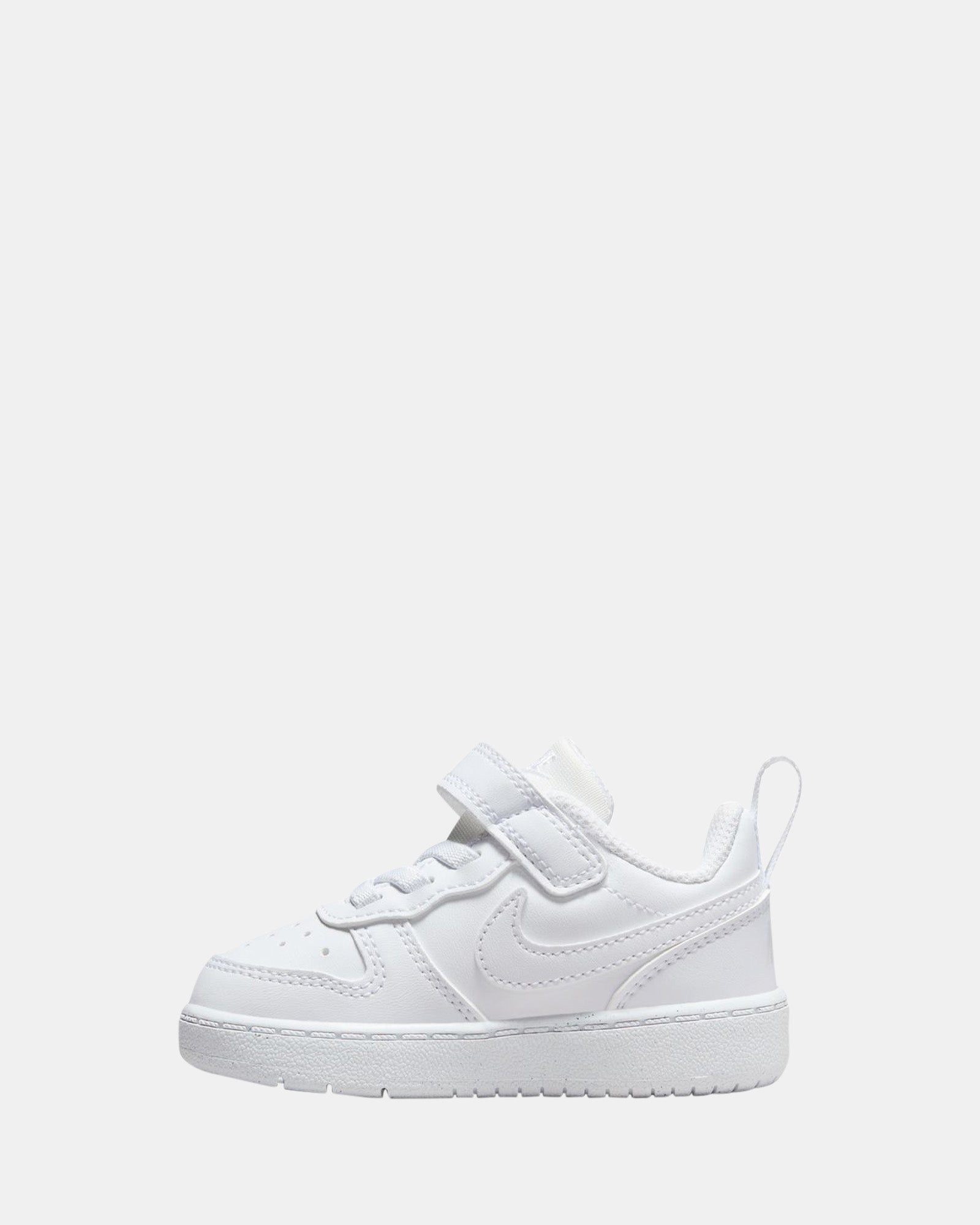 Nike Court Borough Low Recraft Infant Sneakers - White/White - Comfortable & Stylish Shoes for Baby Boys & Girls - Perfect for Casual Wear, Playtime & Outdoor Activities