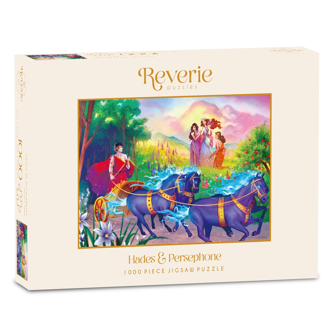 Hades and Persephone 1000 Piece Jigsaw Puzzle - Greek Mythology Puzzle for Adults - Perfect for Family Game Night and Relaxation