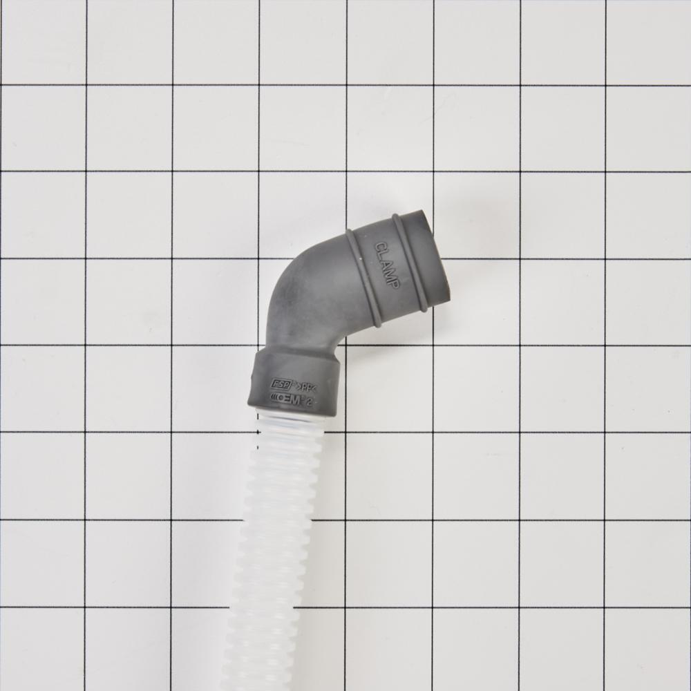 Amana W11414944 Dishwasher Drain Hose Replacement - 4ft Long, Universal Fit for Most Dishwashers - Durable & Flexible PVC Material - Perfect for Kitchen Appliance Repair & Maintenance