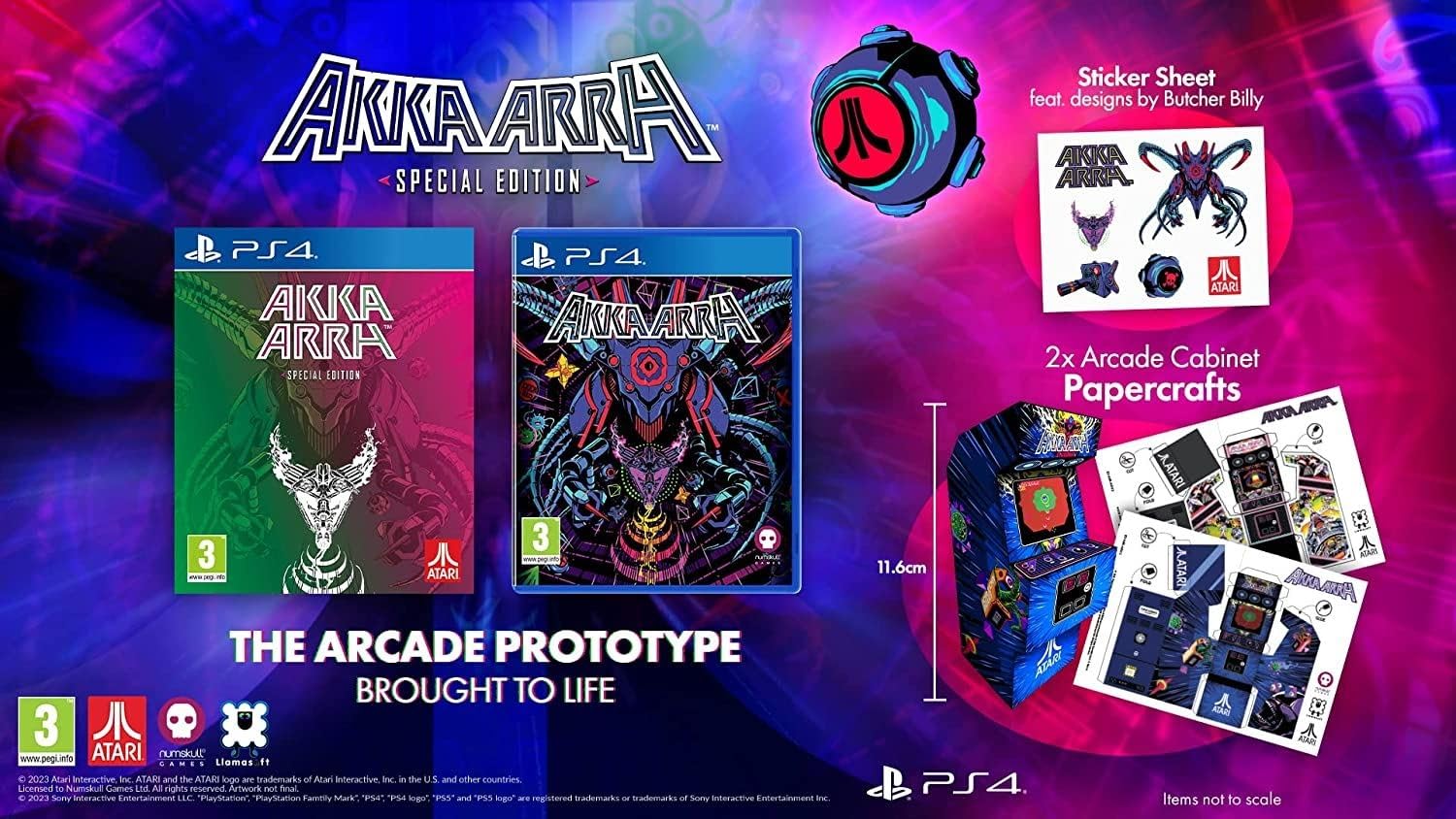 Numskull Games Akka Arrh for PlayStation 4 - Classic Arcade Shooter Game for Retro Gaming Enthusiasts | Perfect for Home Entertainment & Game Nights