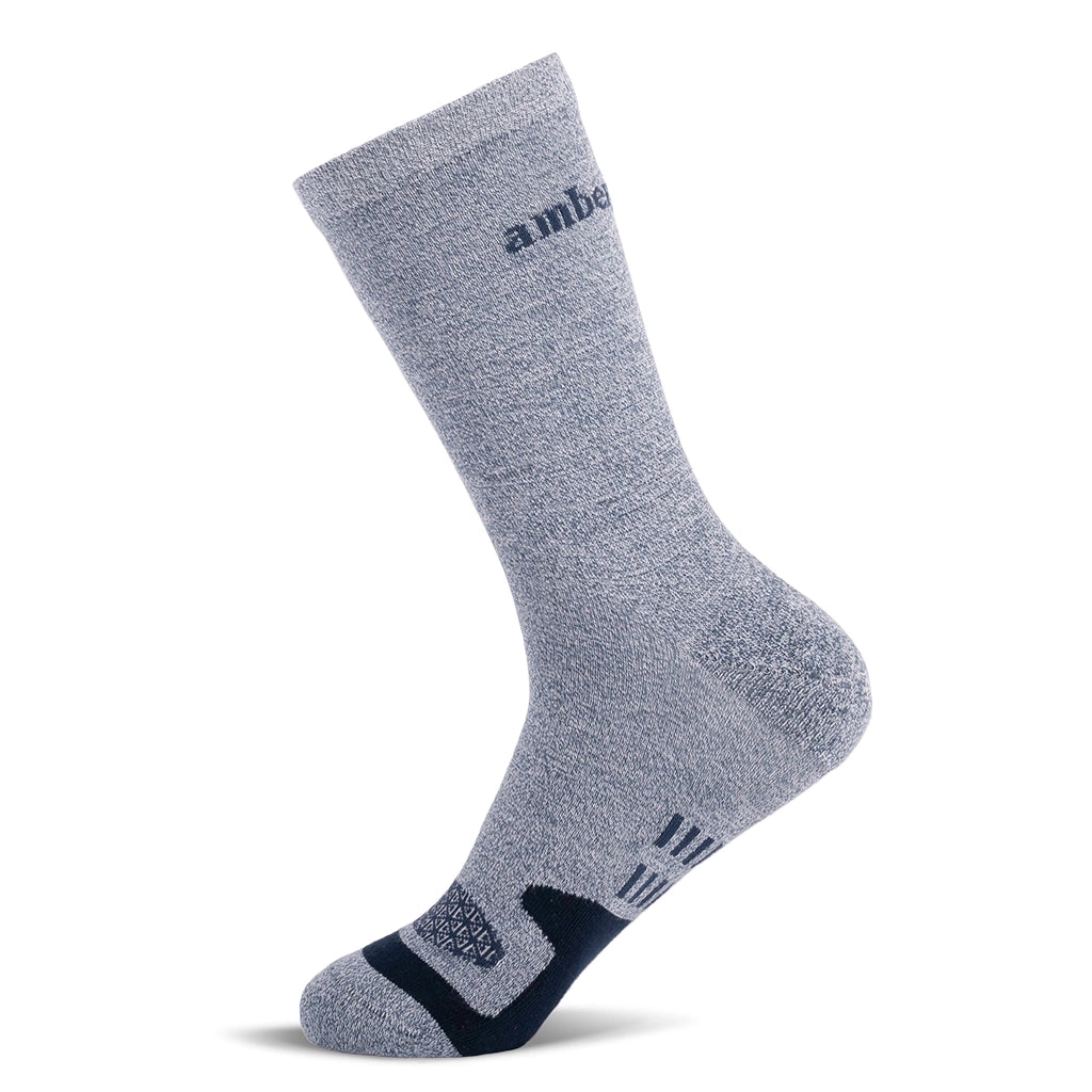 Premium Men's Dress Socks - Soft Cotton Formal Socks for Business & Office Wear - Ocean Blue Color - Perfect for Weddings, Interviews & Professional Occasions