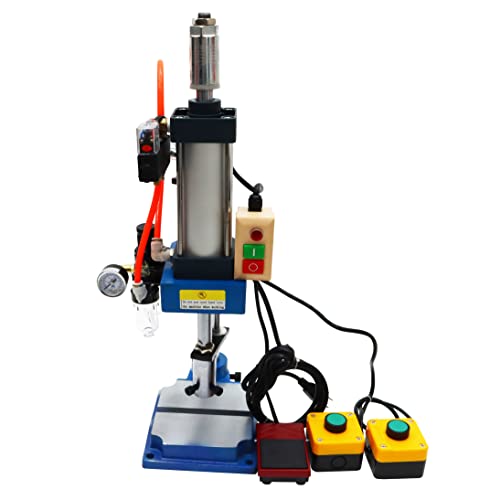 INTBUYING 440 LBS Pneumatic Punching Press Machine for Sheet Metal Hole Punching - Heavy Duty Metal Fabrication Tool for DIY & Industrial Use