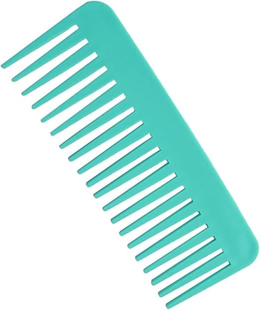 Wide Tooth Hair Comb for Men - Detangling & Styling Comb for Thick Hair & Beards - Perfect for Daily Grooming & Travel (Pack of 1)
