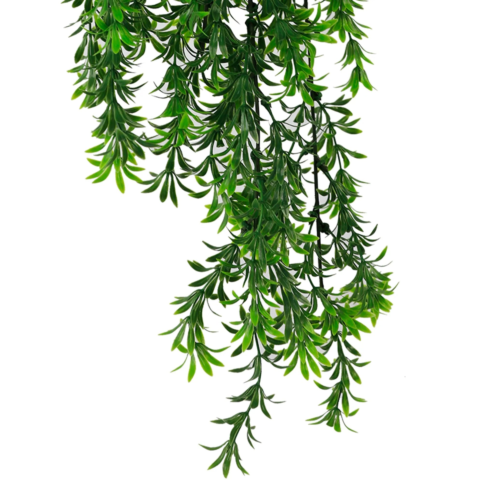UV & Fire Resistant Hanging Willow Leaf Vine - 18cm x 76cm Artificial Greenery for Home Decor, Wedding, Party & Outdoor Landscaping
