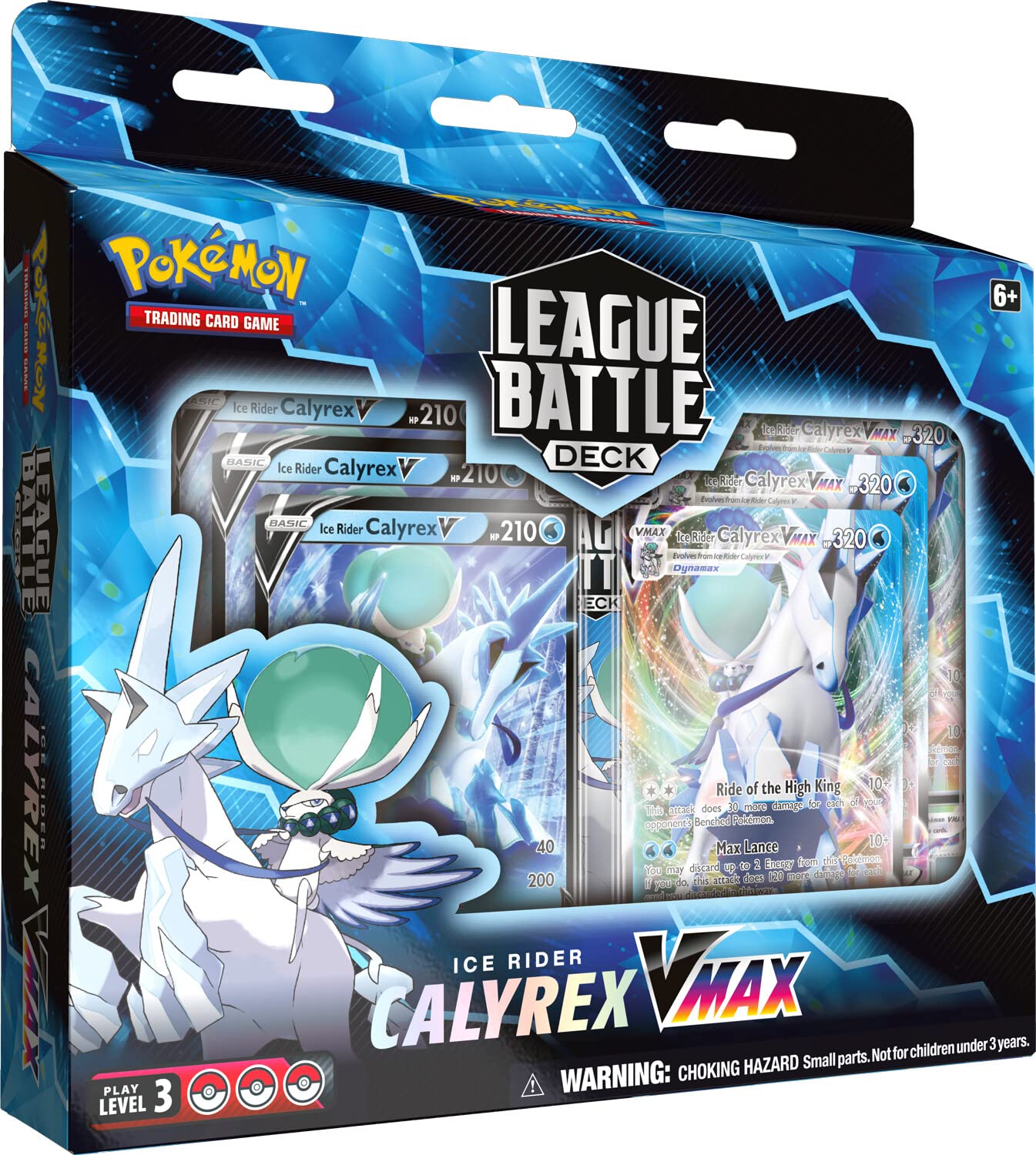 Pokemon Ice Rider Calyrex VMAX League Battle Deck – Premium Trading Card Game Deck for Collectors & Competitive Play | Perfect for Tournaments, Battles & Gifts