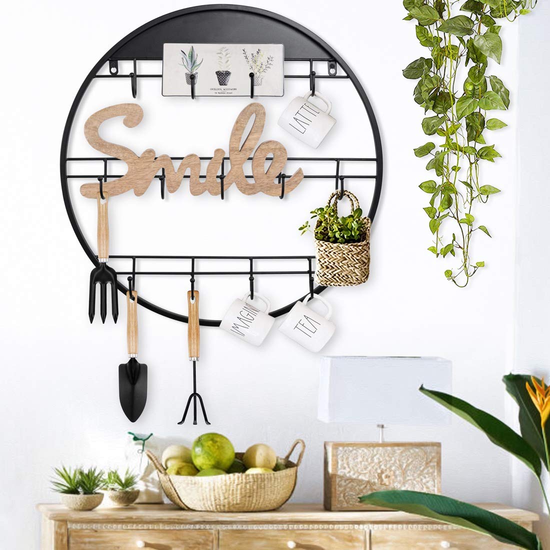 Wall Mounted Coffee Mug Holder - 22