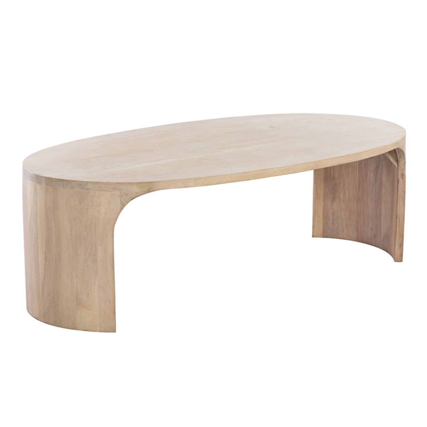 Acacia Wood Arch Coffee Table - Modern Living Room Centerpiece for Home Decor & Relaxation