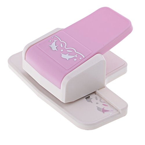 Fityle Fancy Border Punch Embossing Tool for Scrapbooking - DIY Paper Craft Gift with Dolphin Design - Perfect for Card Making, Scrapbooking, and Home Decor Projects