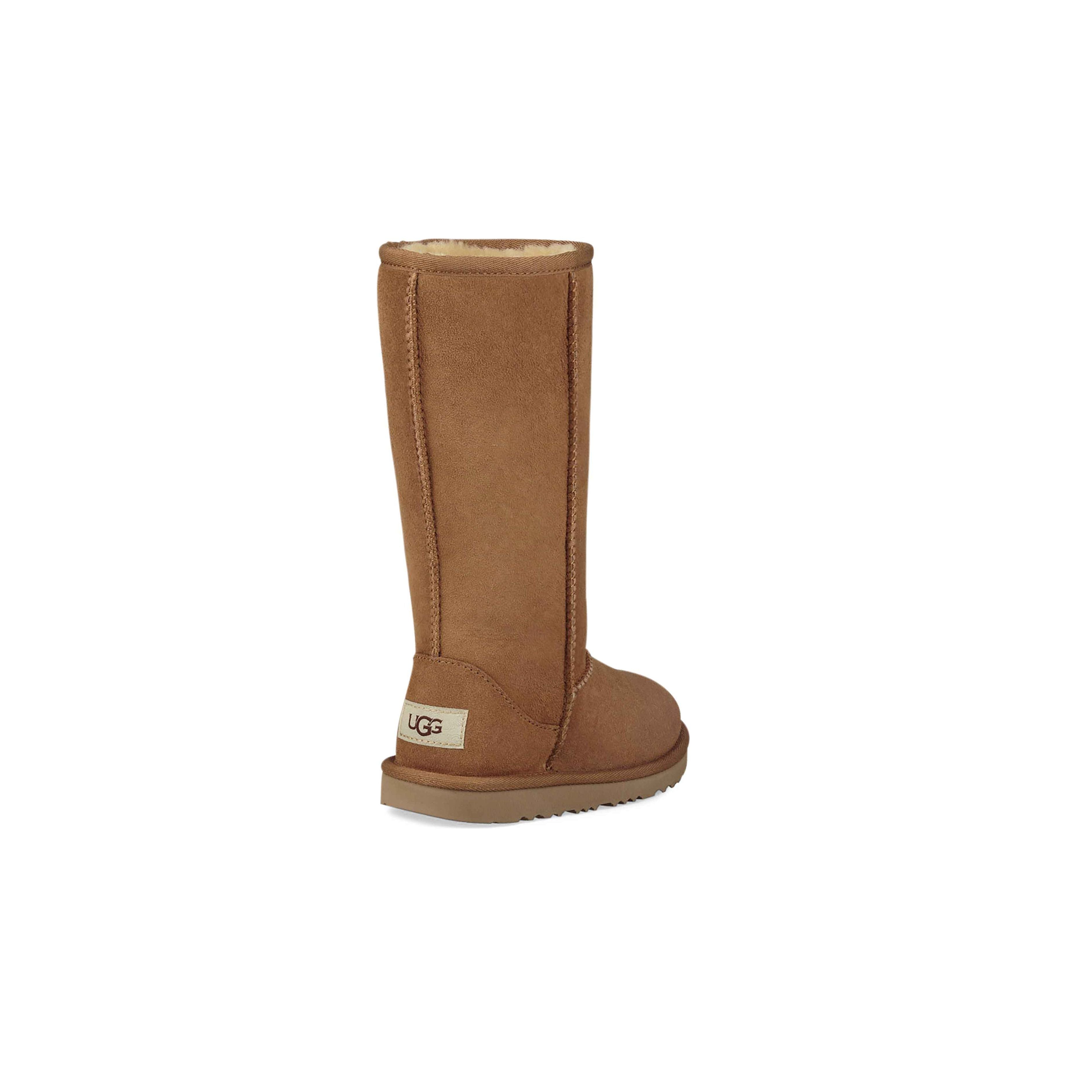 UGG Kids Classic II Tall Boots in Chestnut - Warm Winter Snow Boots for Girls & Boys - Perfect for School, Outdoor Play & Cold Weather