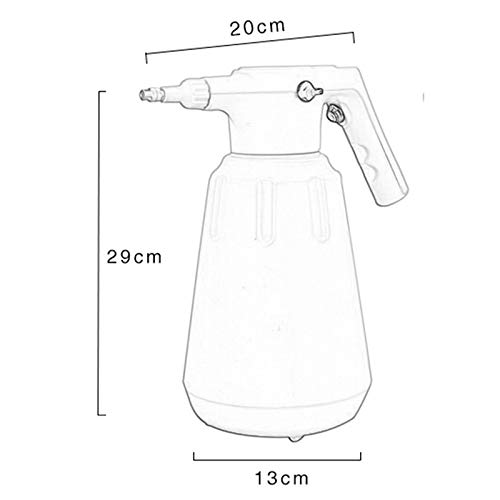 3L Automatic Electric Sprayer Bottle - Handheld Garden Sprayer for Lawn, Plants & Gardening | Rechargeable Water Sprayer for Outdoor Use, Yard Care & Plant Watering | Perfect for Home Garden, Greenhouse & Backyard Maintenance (Orange)