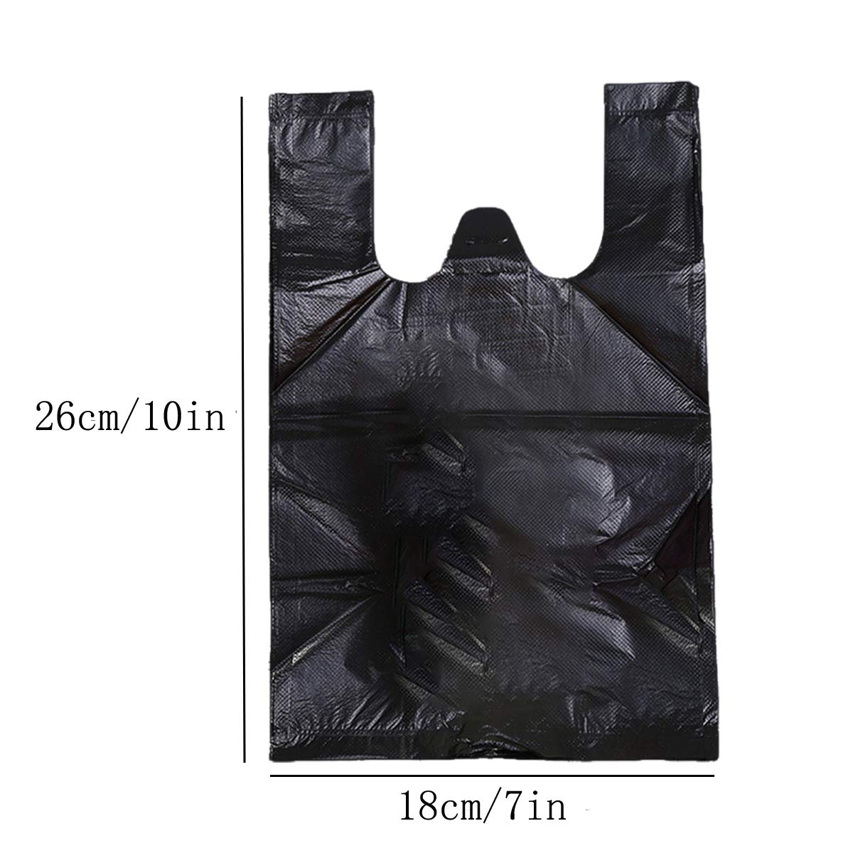 Sanitary Napkin Disposal Bags - 300 Count Small Black Plastic Trash Bags with Handles for Tampons & Feminine Hygiene Products | Discreet & Odor-Controlling | Perfect for Travel, Home, Office & Public Restrooms