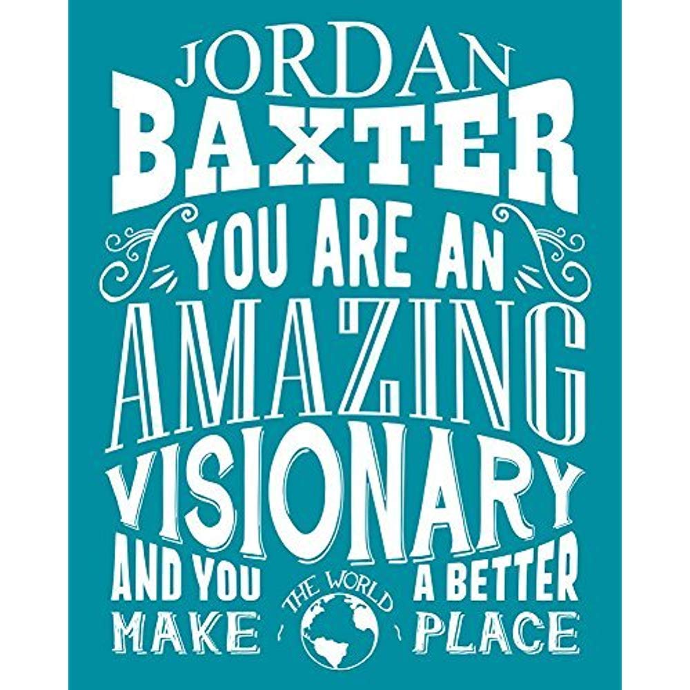 TGDB Personalized Visionary Leader Custom Metal Sign - Inspirational Art Print for Fearless Planners & Future Guides - Perfect for Office, Home Decor & Motivational Gifts