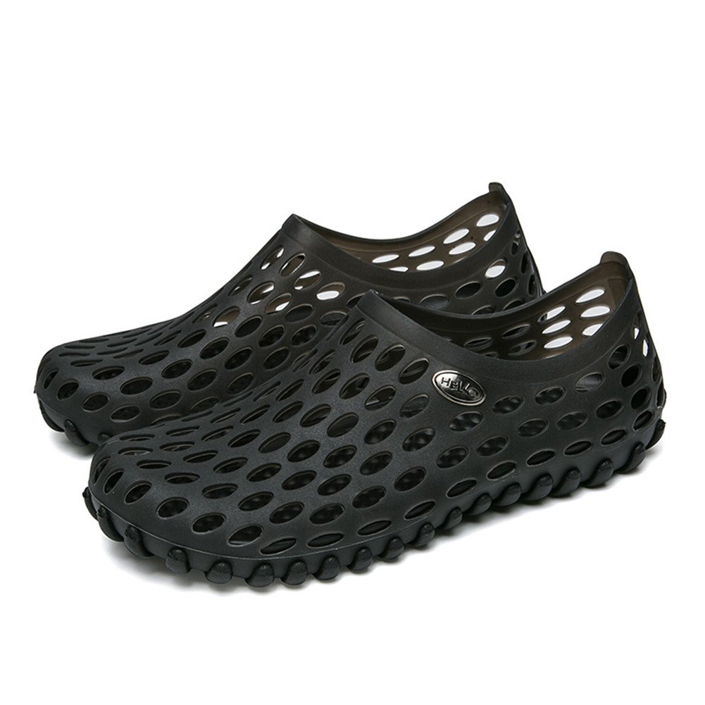 LEADER SHOW® Men's Ultralight Hollow Water Shoes - Breathable Summer Sandals for Swimming, Beach & Outdoor Activities - Comfortable Aqua Shoes for Walking, Hiking & Travel