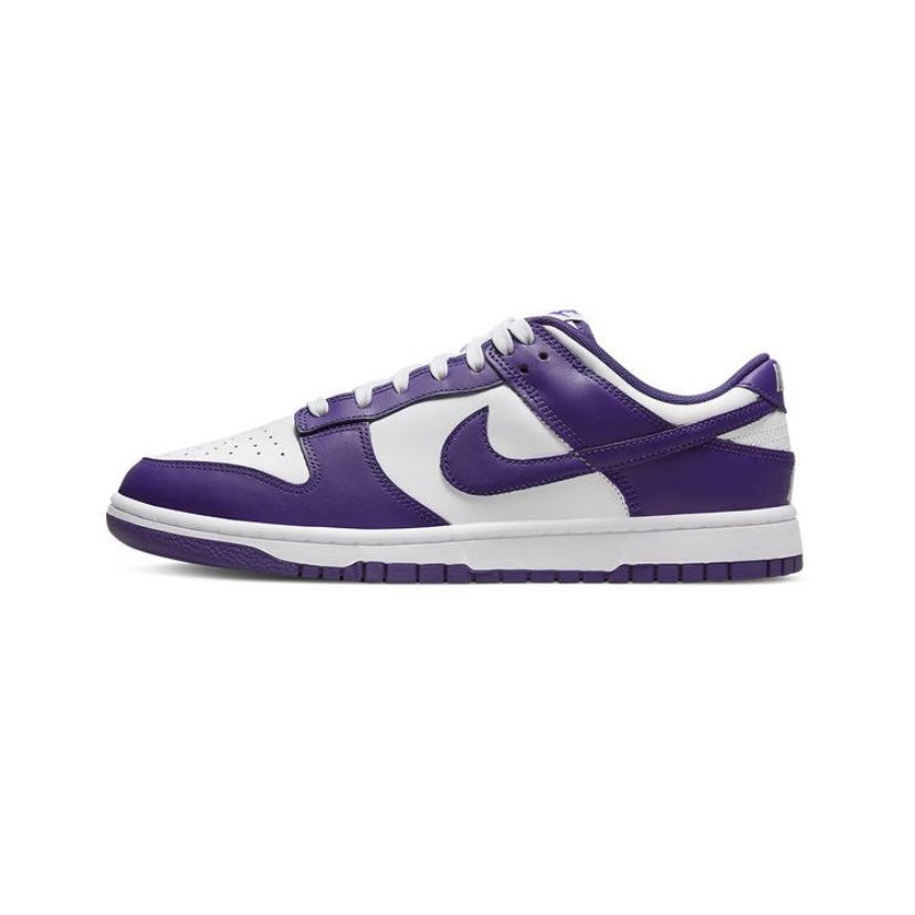 Nike Dunk Low White Court Purple Sneakers - Men's & Women's Basketball Shoes for Casual Wear & Street Style