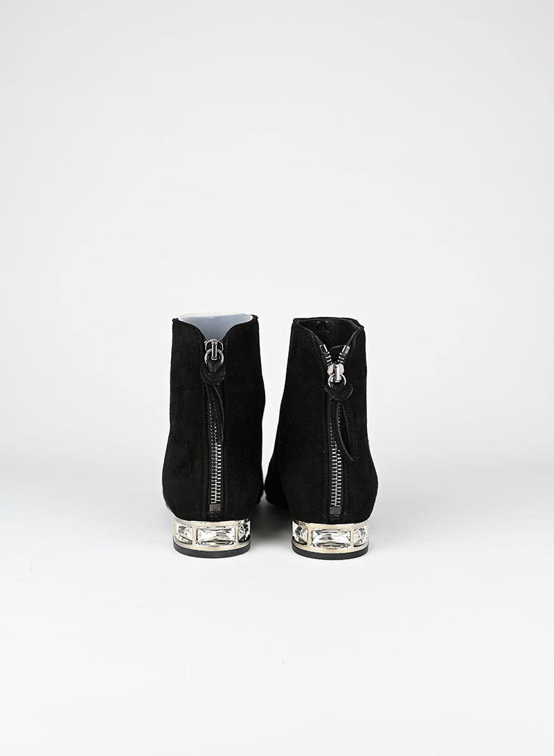 Miu Miu Black Suede Ankle Boots Size 35.5 - Stylish & Comfortable Women's Shoes for Office, Party & Everyday Wear