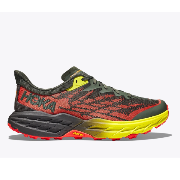 Hoka Speedgoat 5 Trail Running Shoes for Men - Wide Width | Lightweight & Cushioned for Hiking, Backpacking & Outdoor Adventures