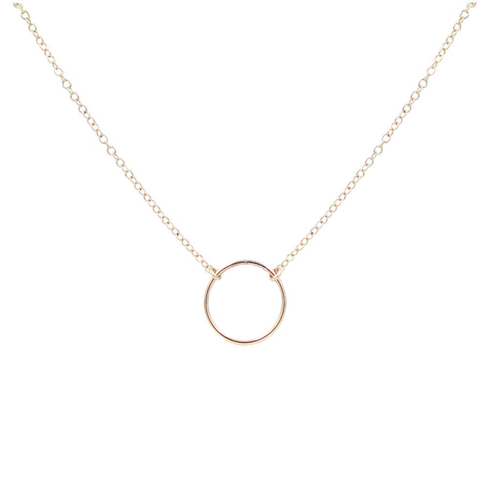 Everything Happens for a Reason Dainty Necklace with Circle Charm - Inspirational Jewelry for Women, Gift for Her, Perfect for Everyday Wear & Special Occasions