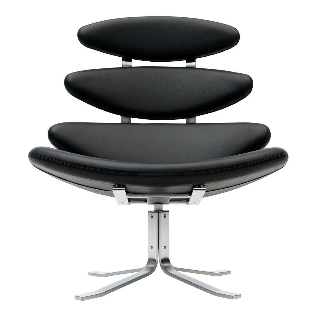 Erik Jørgensen Corona Swivel Lounge Chair - Modern Rotating Armchair for Living Room, Office & Lounge Areas - Premium Scandinavian Design Furniture for Home Decor