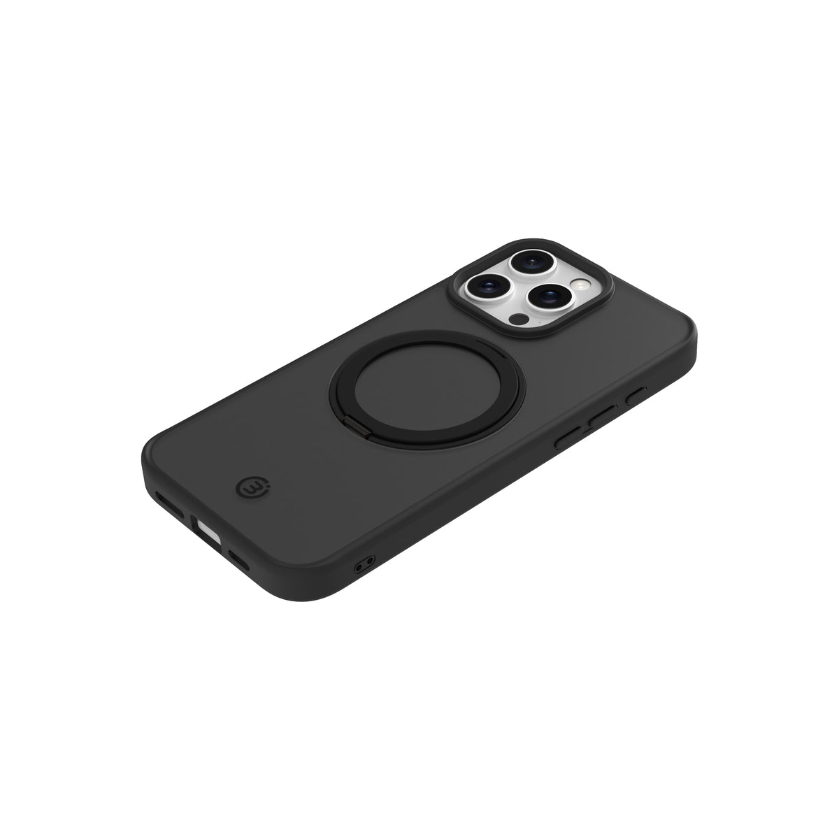 3sixT NeoStand 360° Rotating Magnetic Phone Case for iPhone 16 Pro Max - Shockproof & Anti-Scratch Protection - Perfect for Gym, Driving & Hands-Free Use (Black)