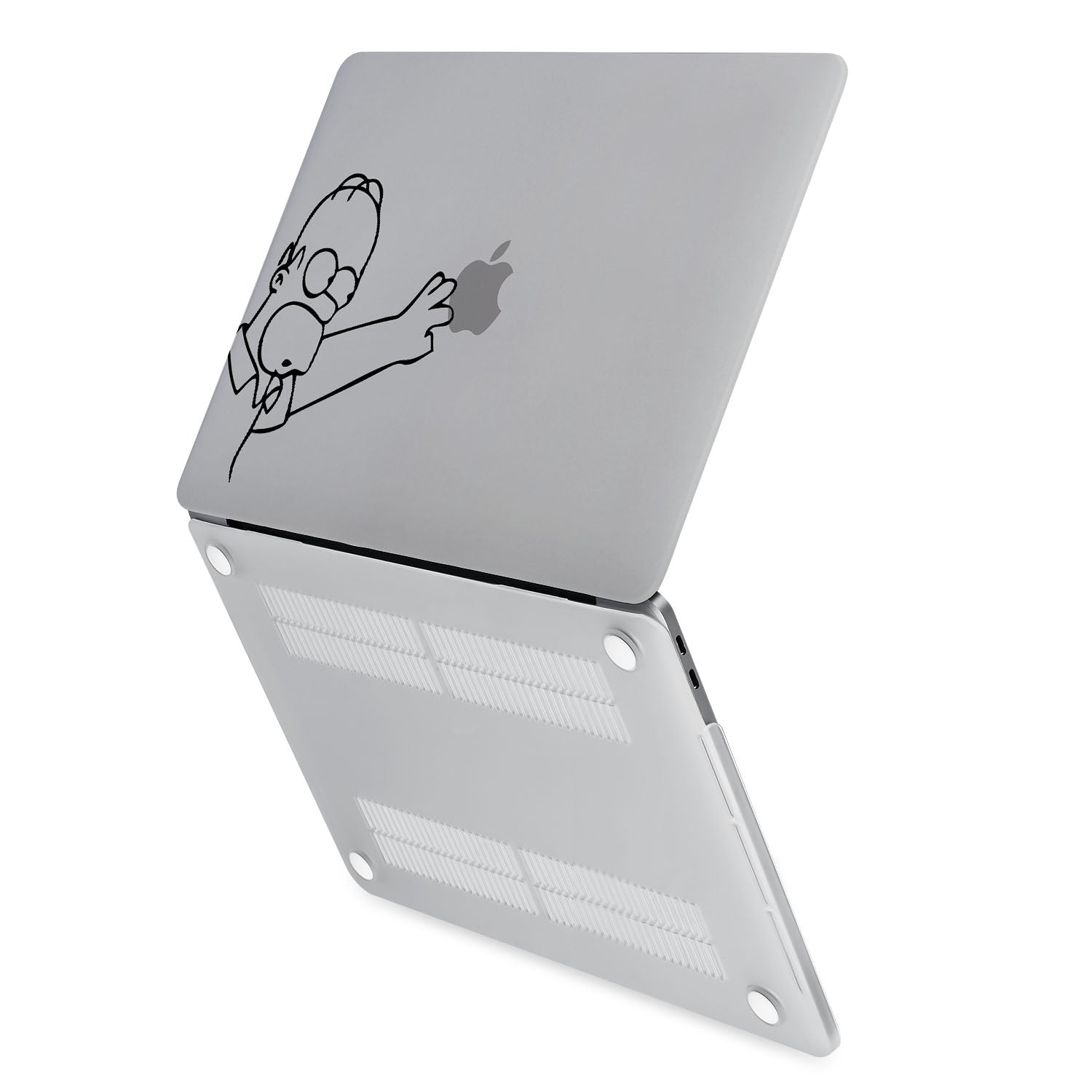 Funny MacBook Case with Animated Design - Durable Protective Cover for MacBook Air & Pro - Perfect for Office, School & Travel Accessories