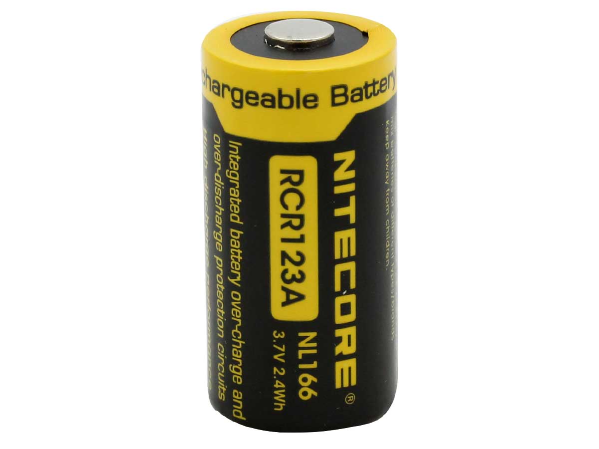 NL166 650mAh Rechargeable Li-ion 123A Battery - Long Lasting Power for Flashlights, Cameras & Medical Devices (2-Pack)
