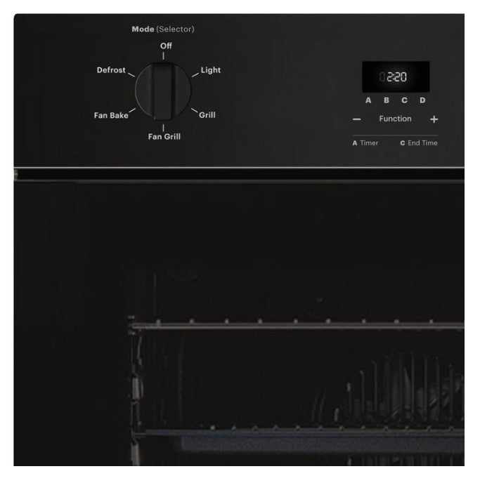 InAlto IOSO605T 60cm 5-Function Right-Hand Side Opening Oven - Perfect for Small Kitchens, Apartments & RVs