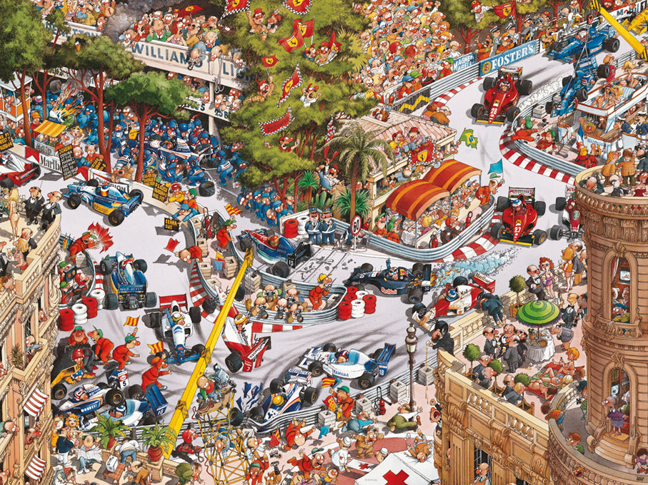 Heye 1500-Piece Triangle Jigsaw Puzzle - Loup Monaco Classics Collection | Challenging Puzzle for Adults & Teens | Perfect for Family Game Night & Relaxation