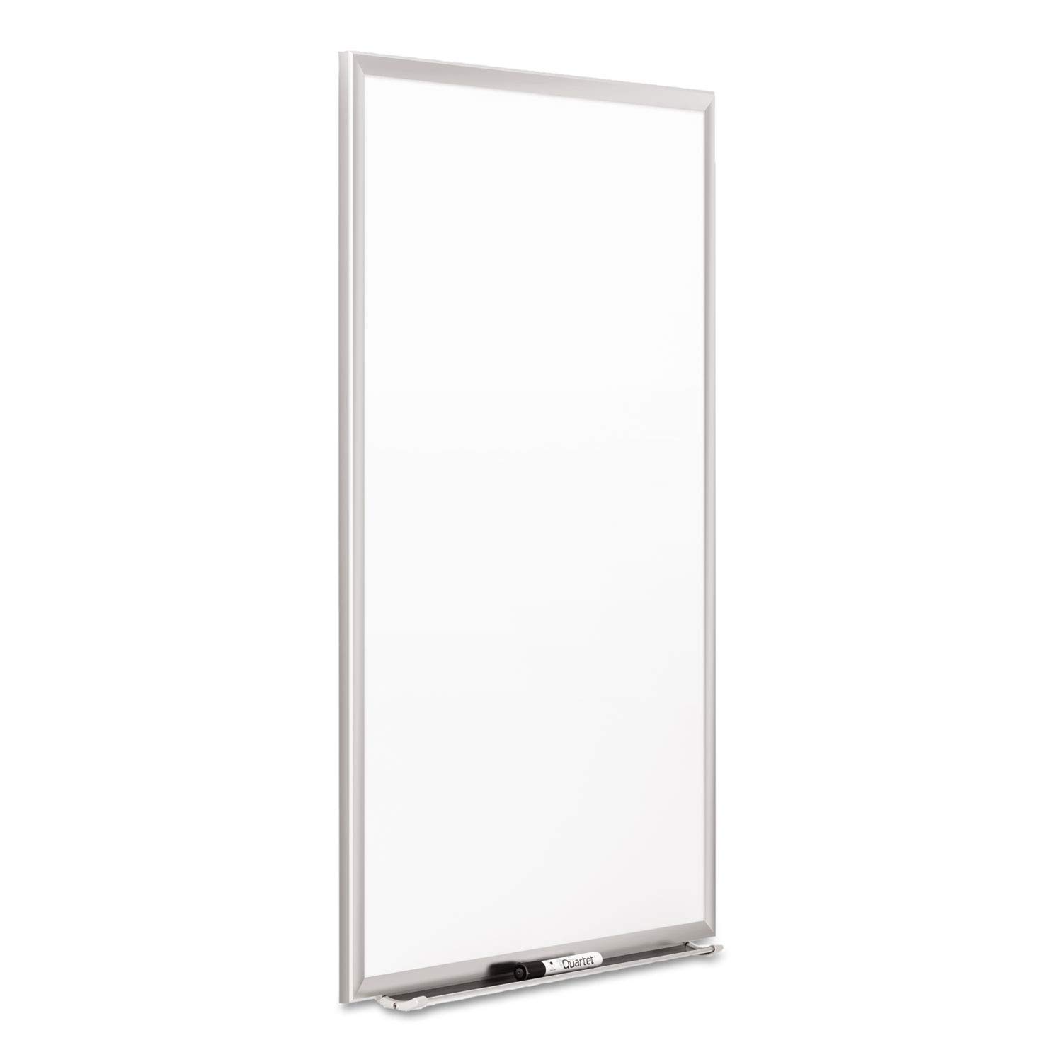 Quartet Magnetic Porcelain Whiteboard 5' x 3' - Premium Dry Erase Board with Silver Aluminum Frame for Office, Classroom & Home Use | Durable Whiteboard for Presentations & Notes (Model 2545)