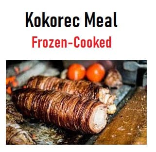 Halal Kokorec Meal - Cooked Frozen 180-200g | Ready-to-Eat Mediterranean Dish for Quick Meals & Family Dinners