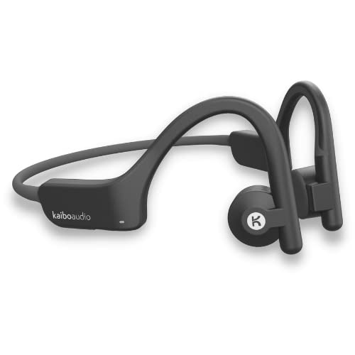 Kaibo Verse Open Ear Bluetooth Bone Conduction Headphones - Wireless Multipoint Pairing, IPX5 Water-Resistant, USB-C Fast Charging, Smart Touch Control - Perfect for Running, Cycling & Outdoor Sports (Midnight Black)