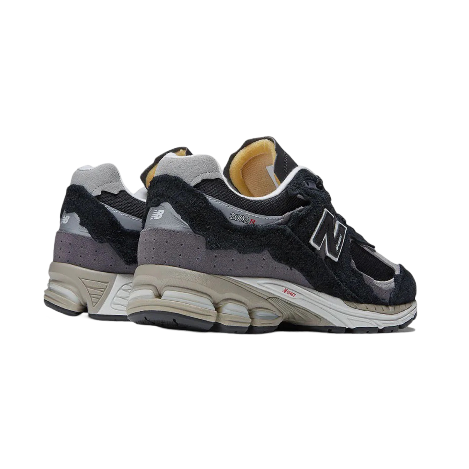 New Balance 2002R Protection Pack Sneakers - Black & White Men's Running Shoes for Jogging, Gym & Casual Wear