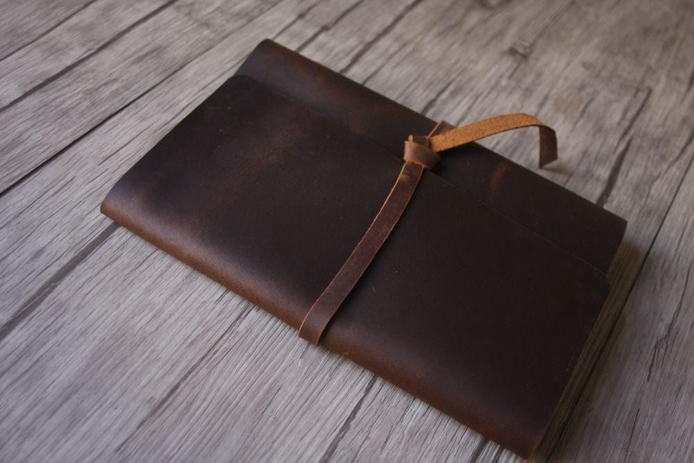 Vintage Dark Brown Leather Refillable Journal Binder - Handmade Notebook Organizer for Writing, Sketching & Travel - Perfect Gift for Writers & Artists