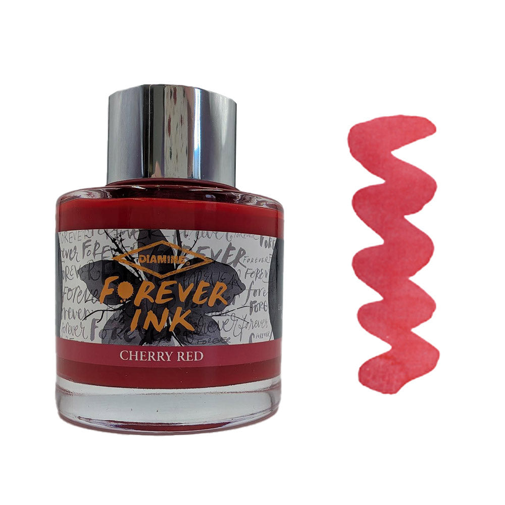 Diamine Forever Ink - Permanent Pigment Fountain Pen Ink, 50ml Bottle - Ideal for Calligraphy, Journaling & Professional Writing
