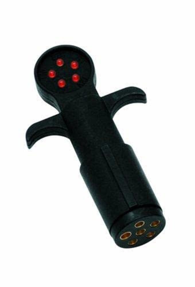 Tow Ready 20116 6-Way Trailer Wiring Connector Tester - Heavy Duty Vehicle Electrical Diagnostic Tool for Trucks, RVs & Trailers | Perfect for Road Trips & Camping Adventures