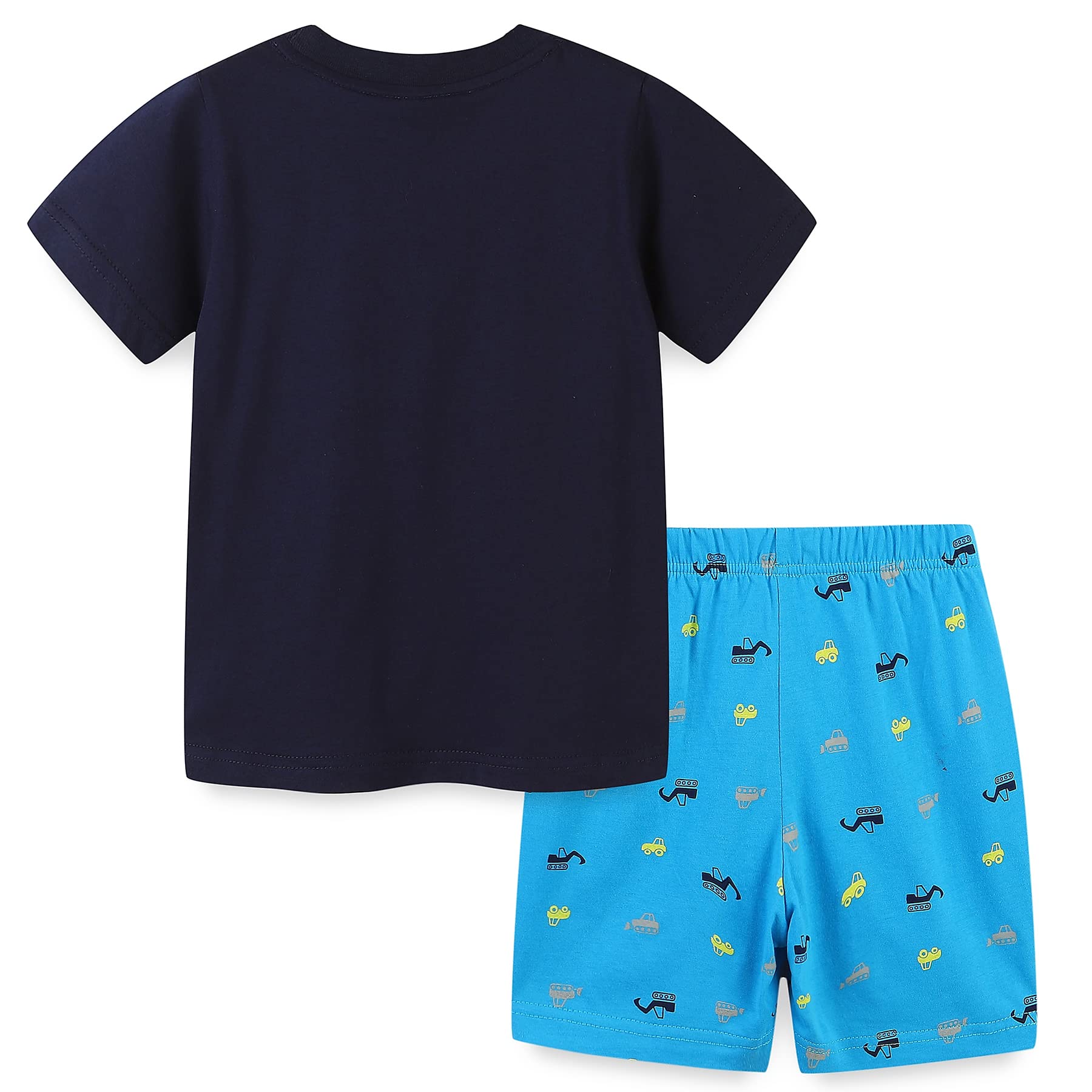 **Boys' Cotton Short Sleeve T-Shirt and Shorts Set - Soft & Breathable Toddler Outfit for Playtime, Summer & Casual Wear**