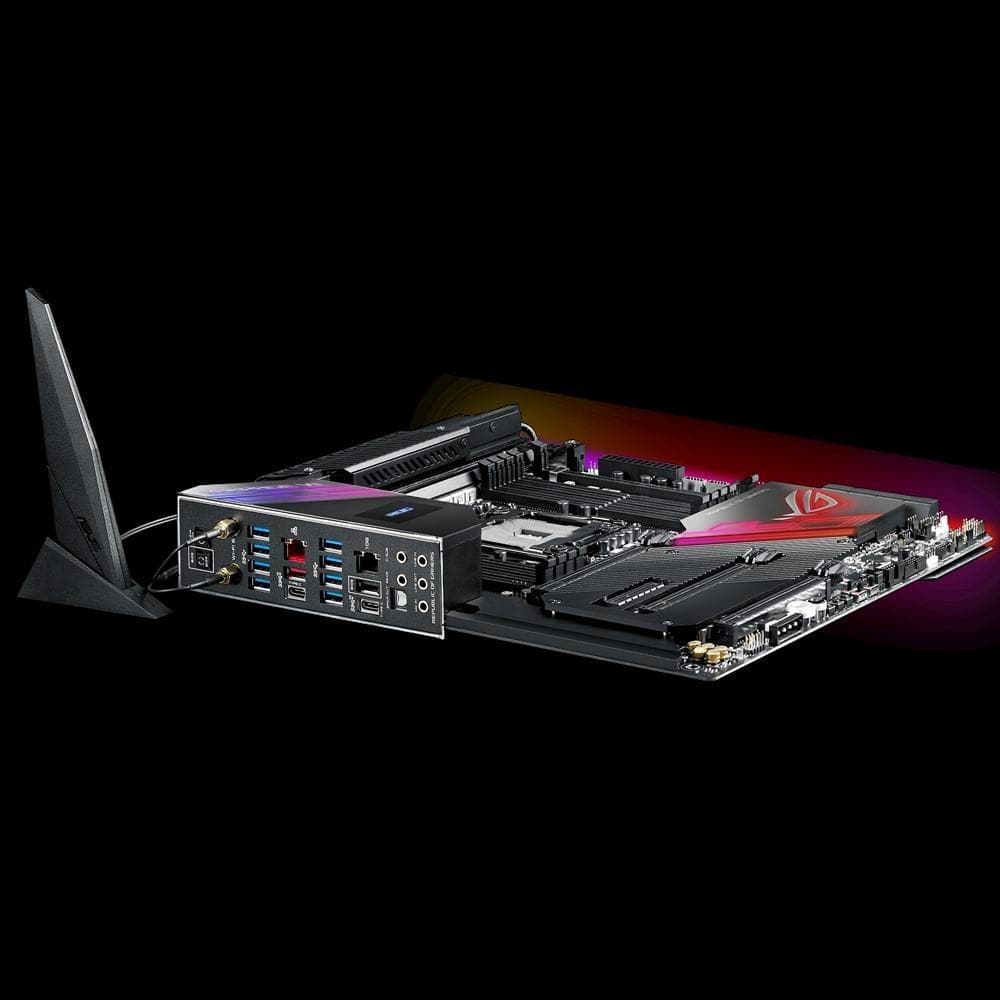 ASUS ROG Rampage VI Extreme Encore LGA 2066 ATX Gaming Motherboard - Intel X299 Chipset, DDR4 4400MHz, 5-Way Optimization, 3-Year Warranty - Perfect for High-End PC Builds & Extreme Gaming Setups