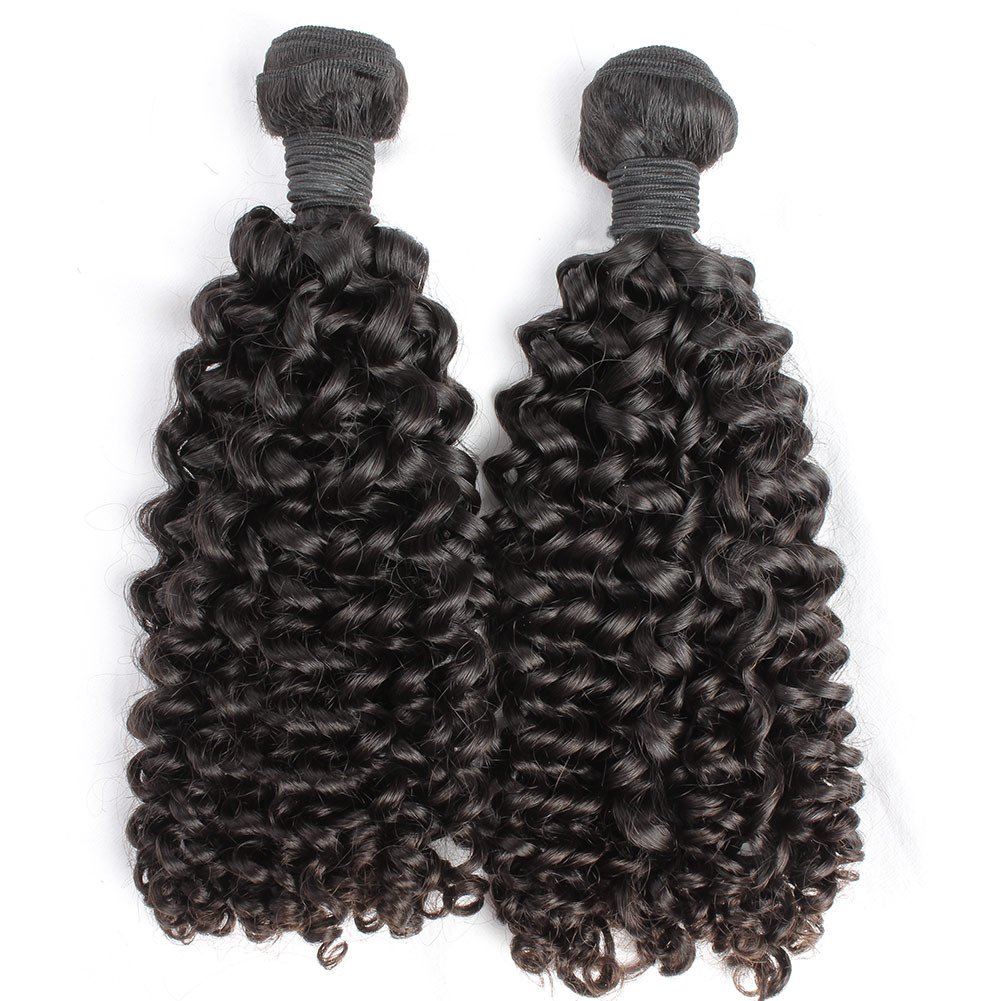 Brazilian Remy Virgin Hair Deep Curly Weave Wave 1 Bundle Human Hair Extensions 30