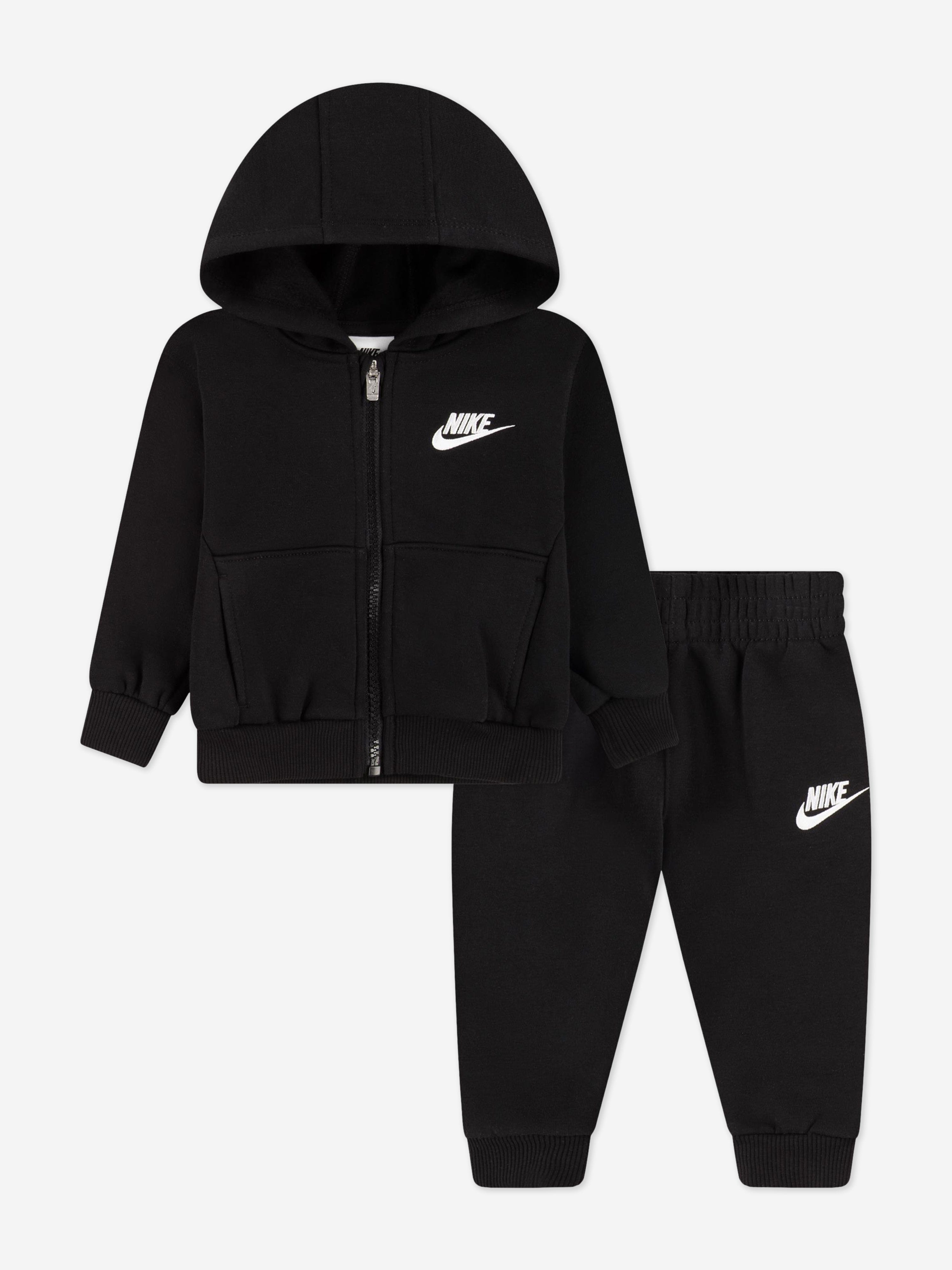 Baby LBR Full Zip Club Tracksuit in Black - Soft Cotton Jogger Set for Toddlers & Infants - Perfect for Playdates, Daycare & Family Outings