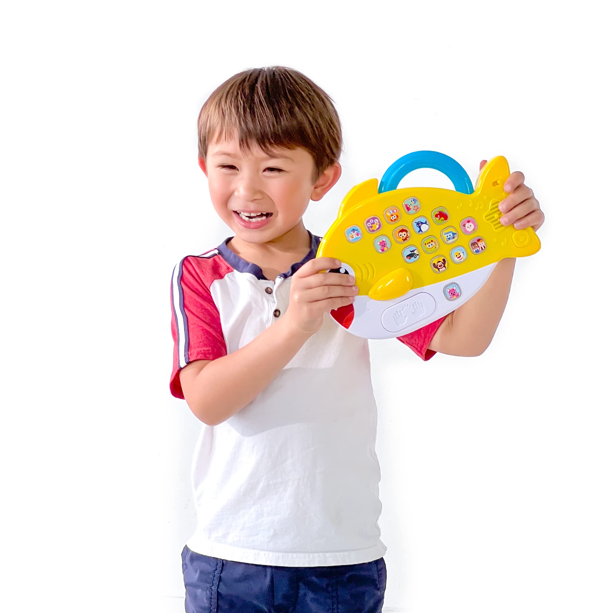 Baby Shark Melody Pad with Lyrics Booklet - Interactive Learning Toy for Toddlers | Educational Musical Toy & Baby Shark Gift for Kids | Perfect for Playtime, Early Childhood Development & Birthday Presents