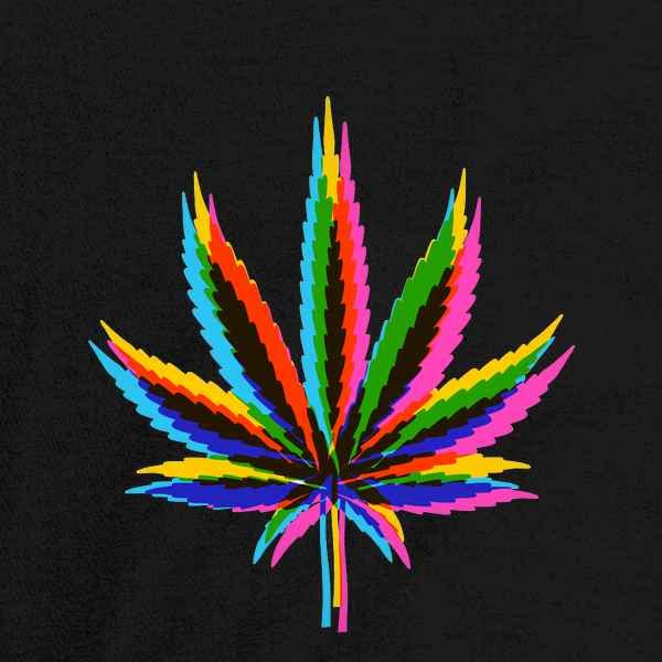 Pop Threads Weed Mirage Marijuana Pot 420 Graphic T-Shirt for Men - Cool Stoner Outfit for Parties, Concerts & Casual Wear